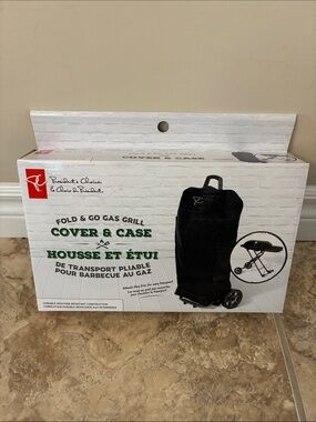 Black Fold & Go Gas Grill Cover & Case